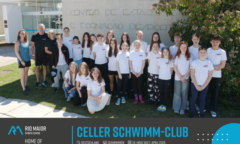 Celler Schwimm-Club im Trainingslager in Portugal
