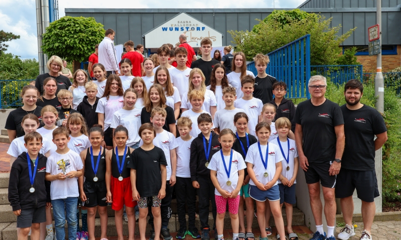 27 Pokale für den CSC beim Schwimmfest der WSG Wunstorf am 6. Juni 2026