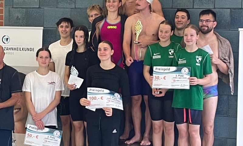 CSC-Schwimmer erringen Preisgeld beim Jubiläumsschwimmfest der SG Böhmetal in Walsrode