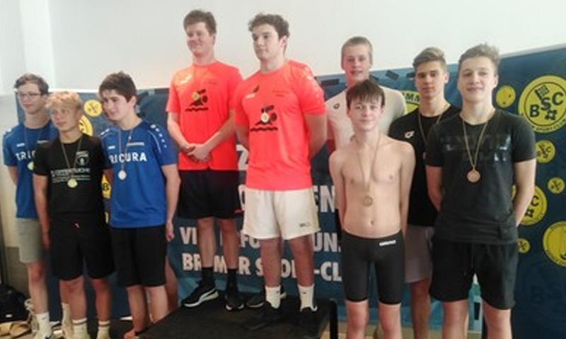 Celler Schwimm-Club auf Platz 2 des Medaillenspiegels beim Bremen Cup am 6. Mai 2023 